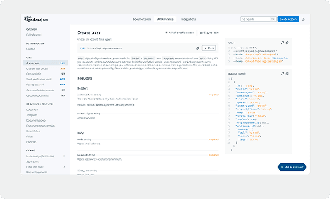 API documentation portal